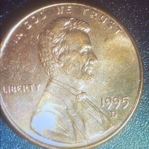 1995 D Lincoln Penny Coin